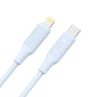Cablu încărcare și sincronizare XO NB-Q265A, USB Type-C/Lightning, 1m, Albastru
