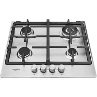 Plită pe gaz Whirlpool TGML 661 IX, Oțel inoxidabil