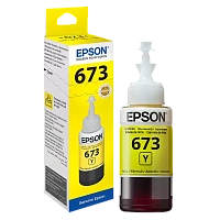 Recipient de cerneală Epson T673, 70ml, Galben