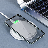 HOCO CW26 Powerful wireless fast charger 15W White