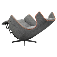 Scaun Gaming Cougar Magus, Imitație de in, Gri | Portocaliu