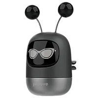 Aromatizator auto Proove Emoji Robot Luna, Negru
