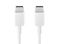 Cablu încărcare și sincronizare Samsung USB-C to USB-C Cable 5A, USB Type-C/USB Type-C, 1,8m, Alb