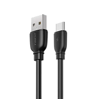 Cable de date Remax RC-138a, USB Type-A/USB Type-C, 1m, Negru