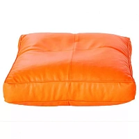 Pernă de podea culoarea oranj din ecopiele