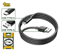 Cablu de date și încărcare USB Type-A la Type-C 1m 3A Jadever JDUB1501