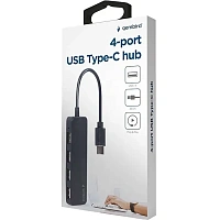 Adaptor USB Gembird UHB-CM-U2P4-01, Negru