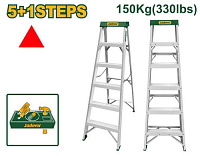 Scară cu o singură parte din aluminiu 5+1 trepte 150 kg Jadever JDLD2H05