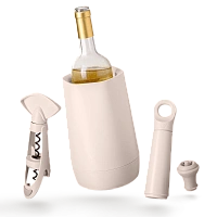 Vacu Vin Wine Set Host Sand