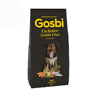 GOSBI EXCLUSIVE GRAIN FREE LIGHT MEDIUM 12Kg, hrana uscata pentru caini de rase medii