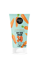 Organic Shop Cremă de față de zi pentru ten normal și uscat cu protecție solară SPF 30, 50 ml