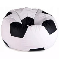 BeanBag Minge din Ecopiele marimea S culoarea Alb-Negru din ecopiele