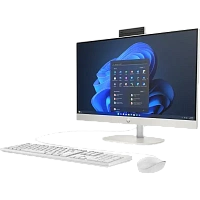 Computer All-in-One HP ProOne 240 G10, 23,8", Intel Core Ultra 5 125U, 8GB/512GB, Fără SO, Alb