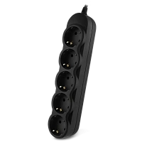 Prelungitor electric SVEN EX-I5, 5 Prize, 1,8m, Negru