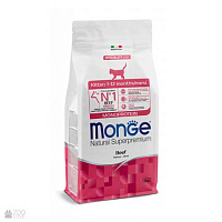 MONGE dry cat kitten Beef 1,5 kg,hrană uscată pentru pisoi