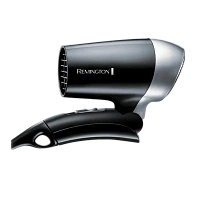 Uscător de păr compact Remington On The Go D2400, 1400W, Negru