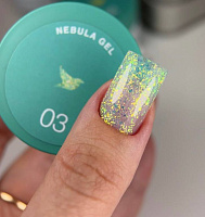 Nebula Gel nr.3, 15 ml Siller