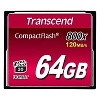 Card de Memorie Transcend CompactFlash 800, 64GB (TS64GCF800)