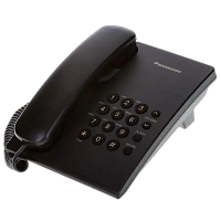Telefon cu fir Panasonic KX-TS2350, Negru