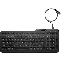Tastatură HP 400, Cu fir, Negru