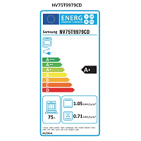 Cuptor Electric Samsung NV75T9979CD/WT, Negru