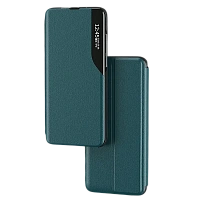 Husă tip carte Xcover Galaxy A03 - Soft Book View Series, Verde