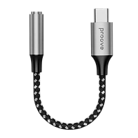Audio Adaptor Proove SoundMesh, 3.5 mm AUX/USB Type-C, 0,14m, Gri