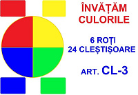 CL-3 Joc cu cleşte Învăţăm culorile