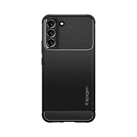 Husă Spigen Samsung S22, Rugged Armor, Negru mat