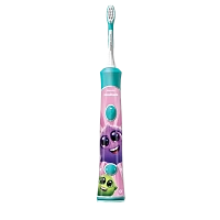 Periuța de dinți electrică sonică PHILIPS Sonicare For Kids HX6322/04, Turcoaz