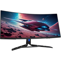 34" Monitor Gaming Lenovo Legion R34w-30, VA 3440x1440 WQHD, Negru