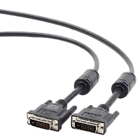 Cablu Video Cablexpert CC-DVI2-BK-6, DVI-D (M) - DVI-D (M), 1,8m, Negru
