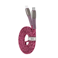 Cablu de încărcare și date Rivacase PS6105, USB Type-C/USB Type-C, 1,2m, Roșu