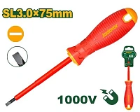 Șurubelniță izolată electric 1000V SL3.0x75mm Jadever