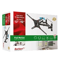 Suport TV de perete BARKAN BM464L, Negru