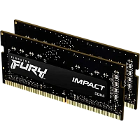 Memorie RAM Kingston FURY Impact, DDR4 SDRAM, 3200 MHz, 32 GB, KF432S20IBK2/32