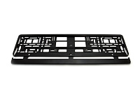 01162 Placuta numar de inmatriculare Black cu EAN