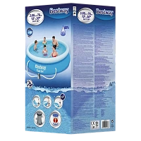 Piscină gonflabilă Bestway 57274, 5377L, Albastru deschis