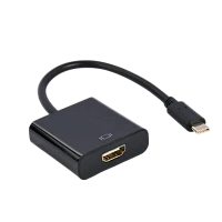Cablu Video Cablexpert A-CM-HDMIF-04, USB 3.1 Type-C (M) - HDMI (F), 0.15 m, Negru