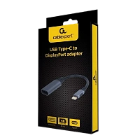 Adaptor USB APC Electronic A-USB3C-DPF-01, USB Type-C - DisplayPort (M), 0,15m, Gri