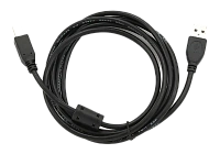 Cablu de date pentru periferice Cablexpert CCFB-USB2-AMBM-3M, USB Type-A/USB Type-B, 3m, Negru