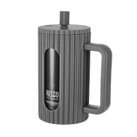 Cafetiera French Press RESTO 90534, 0,6L, Gri inchis