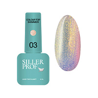Top Shimmer color nr.03, 8 ml Siller