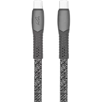 Cablu de încărcare și date Rivacase PS6105, USB Type-C/USB Type-C, 2,1m, Gri