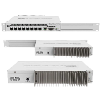 Switch de rețea MikroTik CRS309-1G-8S+IN, Alb