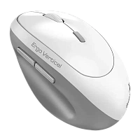 Mouse Wireless Genius Ergo 8350S, Alb Gri