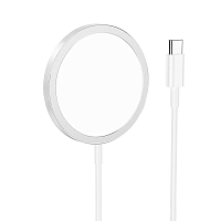 HOCO CW47 Original series magnetic wireless fast charger MagSafe/15W White