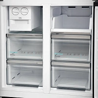 Frigider Sharp SJ-NFA35IHDAD-EU, Oțel inoxidabil