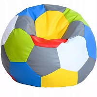 BeanBag Minge marimea"L",culoarea multicolor din ecopiele "Combo 1"