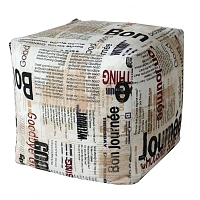Puf cub Journal din velur